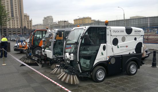 подметально уборочные машины на вокзале
